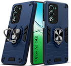 For Oppo A5 5G Back Cover Case (Shockproof Dual Layer Polycarbonate |Ring Holder Kickstand)