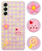 For Samsung Galaxy A14 4G | 5G Back Cover Case (3D Cute Cartoons | Hard Back Side Soft | Matte Premium Finish | HD Printing)