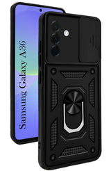 For Samsung Galaxy A36 5G Back Cover Case (Hybrid Dual Armor Polycarbonate)