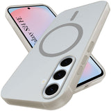 For Samsung Galaxy S24 FE  Back Cover Case  (Frosted Matte Feel | MagSafe Compatible Wireless Charging | Polycarbonate Material)