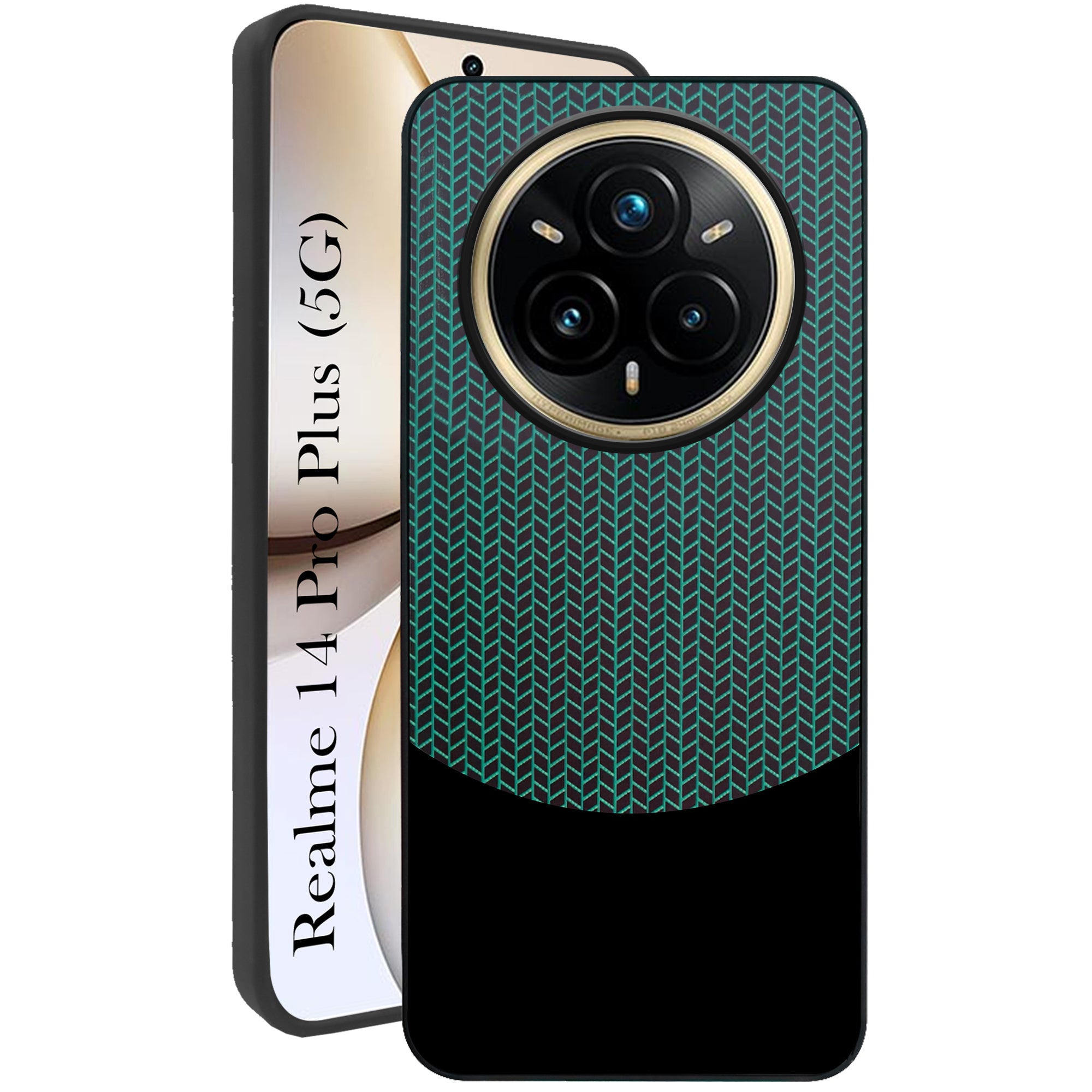 For Realme 14 Pro Plus 5G Silicone Finish Back Cover Case  (Premium Minimalist Professional Feel | Camera Protection Bump)