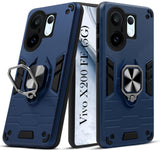 For Vivo X200 FE Back Cover Case (Shockproof Dual Layer Polycarbonate |Ring Holder Kickstand)