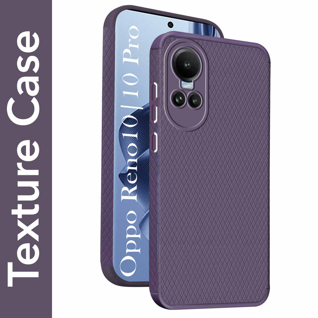 For Oppo Reno 10 5G | Oppo Reno 10 Pro 5G Back Cover Case (Liquid Silicone | Side Grip | Camera Protection)