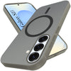 For Samsung Galaxy S25 Back Cover Case (Frosted Matte Feel | MagSafe Compatible Wireless Charging | Polycarbonate Material)