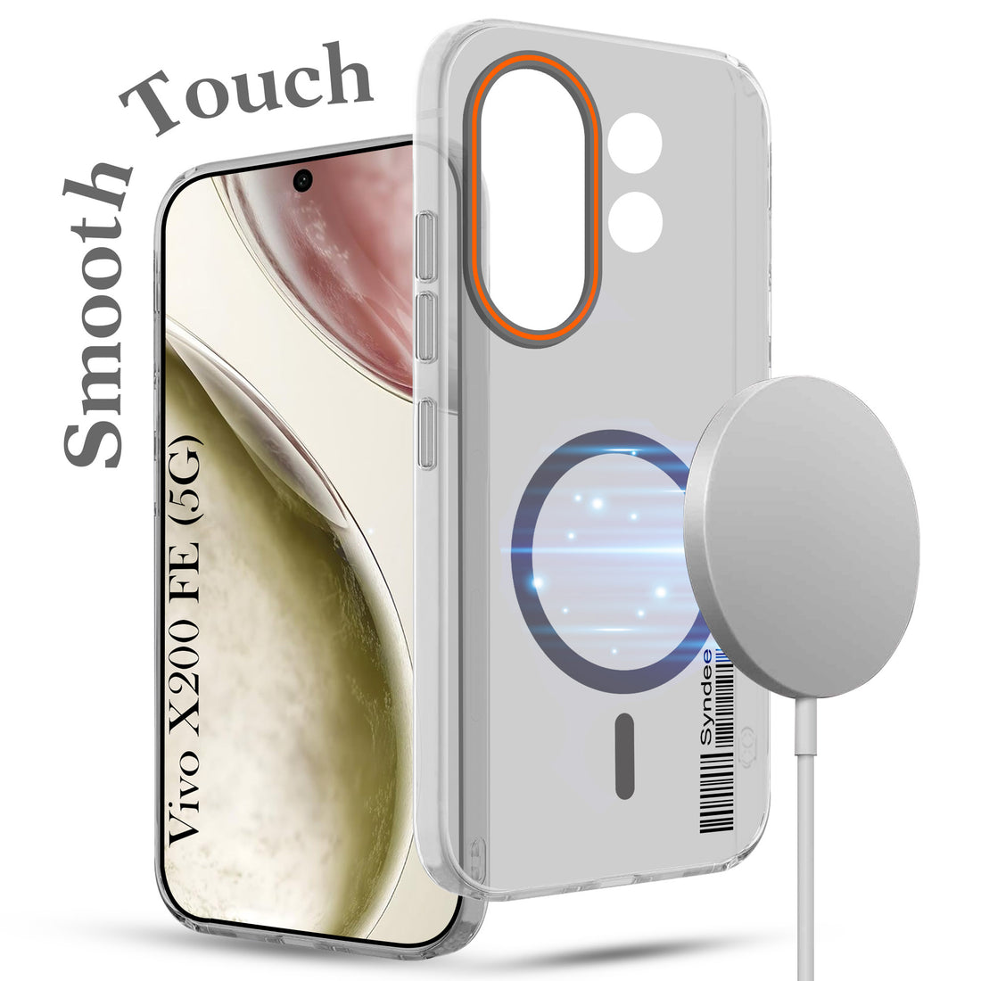 For Vivo X200 FE Back Cover Case (Soft Touch | Camera Bump Protection | MagSafe Compatible | Matte Finish)