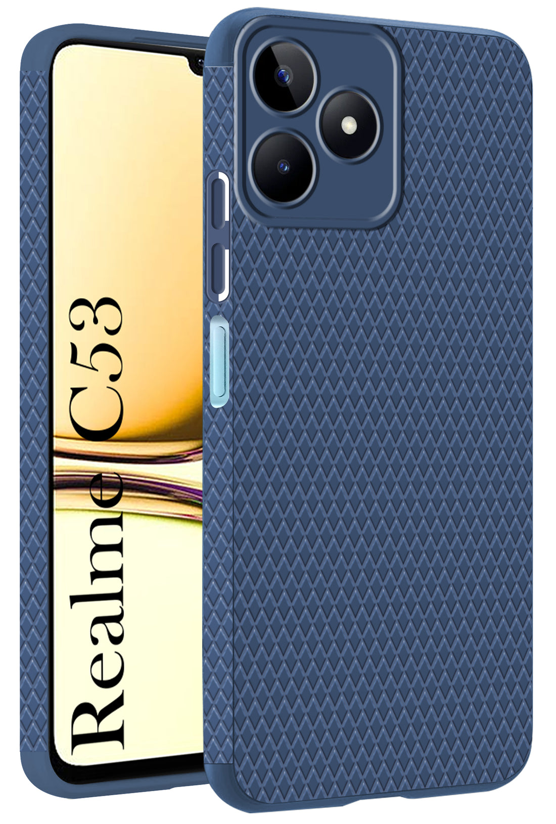 For Realme C53 Back Cover Case (Liquid Silicone | Side Grip | Camera Protection)
