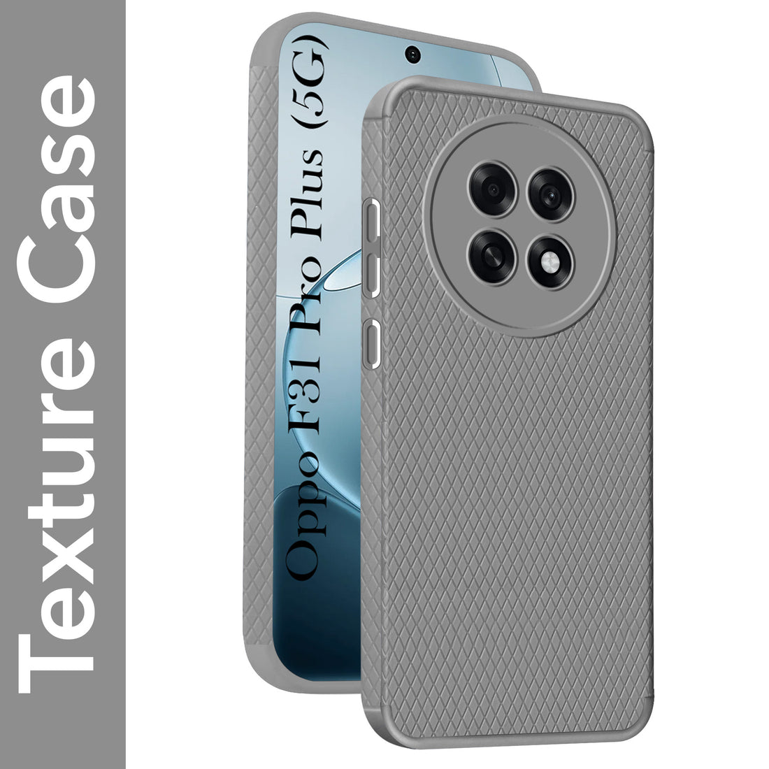 For Oppo F31 Pro Plus Back Cover Case Liquid Silicone (Camera Protection | Side Grip Texture | Soft and Flexible)