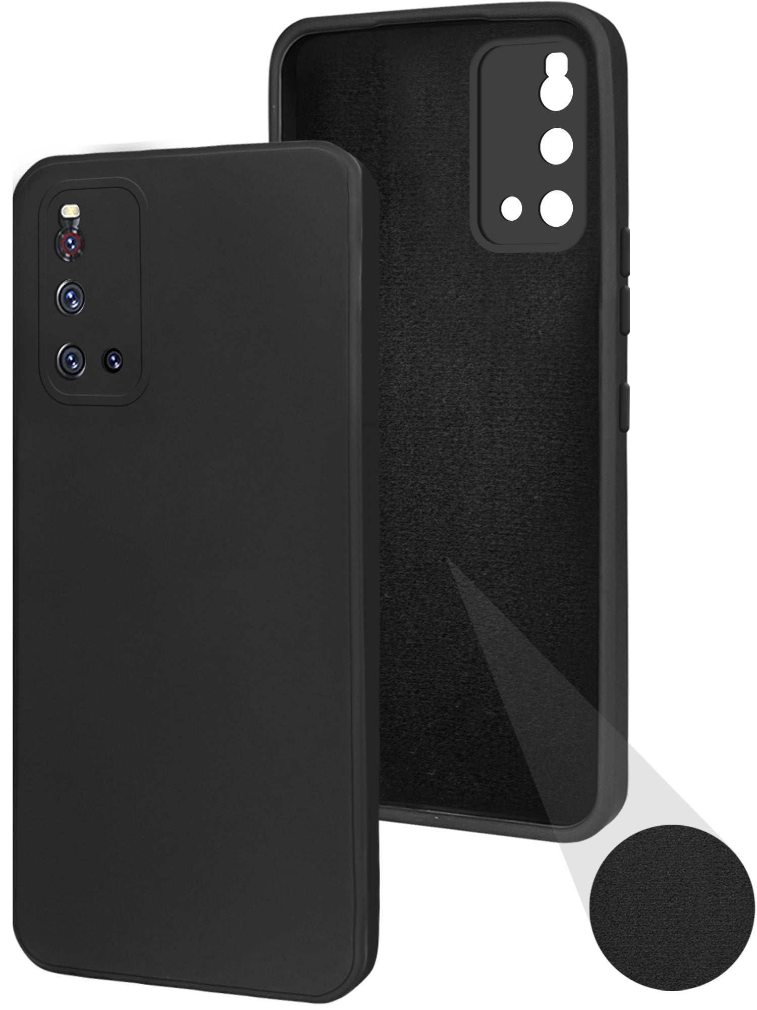 For Vivo V19 Back Cover ( Silicone Clear Shockproof Case with Camera Protection | Soft and Flexible | Transparent)