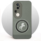 For Vivo T4 Ultra Back Cover Case PU Leather Finish (Professional Minimalist Texture | MagSafe Compatile | Camera Protection | Sleek Sober Formal)