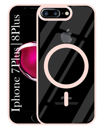 For Apple iPhone 7 Plus | iPhone 8 Plus Back Cover Case (MagSafe Compatible Wireless Charging | Hybrid Camera Bump Protection | Shockproof Polycarbonate Material)
