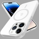 For Apple iPhone 14 Pro Back Cover Case (Frosted Matte Feel | MagSafe Compatible Wireless Charging | Polycarbonate Material)