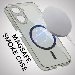For Poco C71 Back Cover Case Lifetime Anti-Yellow MagSafe Compatible Clear (Sleek Hard Crystal | Shockproof and Camera Protection)