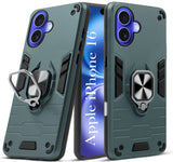 For Apple iPhone 16 Back Cover Case (Shockproof Polycarbonate Dual Layer Hybrid Armor)
