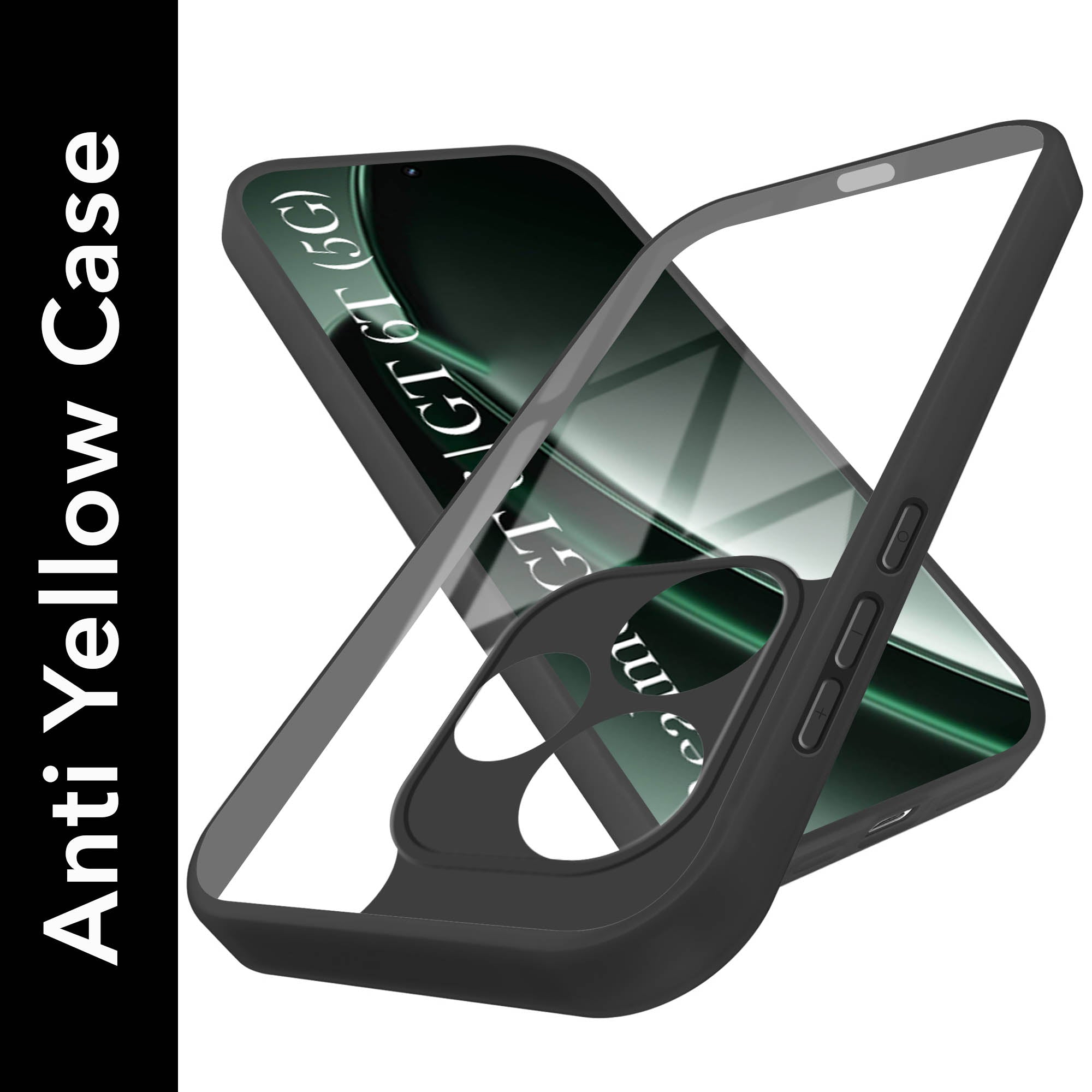 For Realme GT 6 | GT 6T 5G Back Cover Case (Lifetime Anti Yellow | Anti Scratch | Crystal Clear Shockproof)