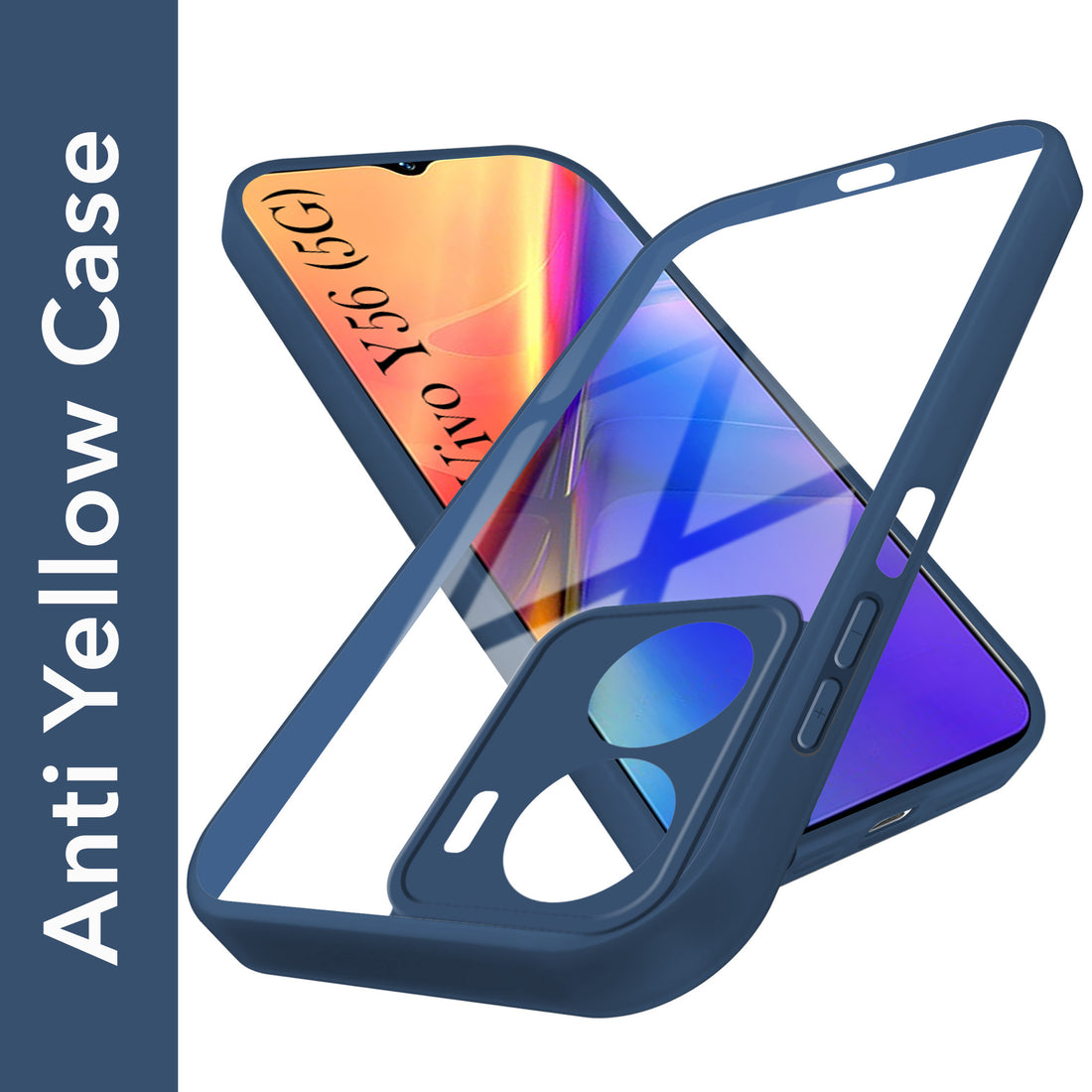 For Vivo Y56 5G Ultra-Hybrid Back Cover Case (Lifetime Anti Yellow | Anti Scratch | Crystal Clear Shockproof)