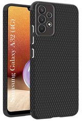 For Samsung Galaxy A32 4G Back Cover Case (Liquid Silicone | Side Grip | Camera Protection)