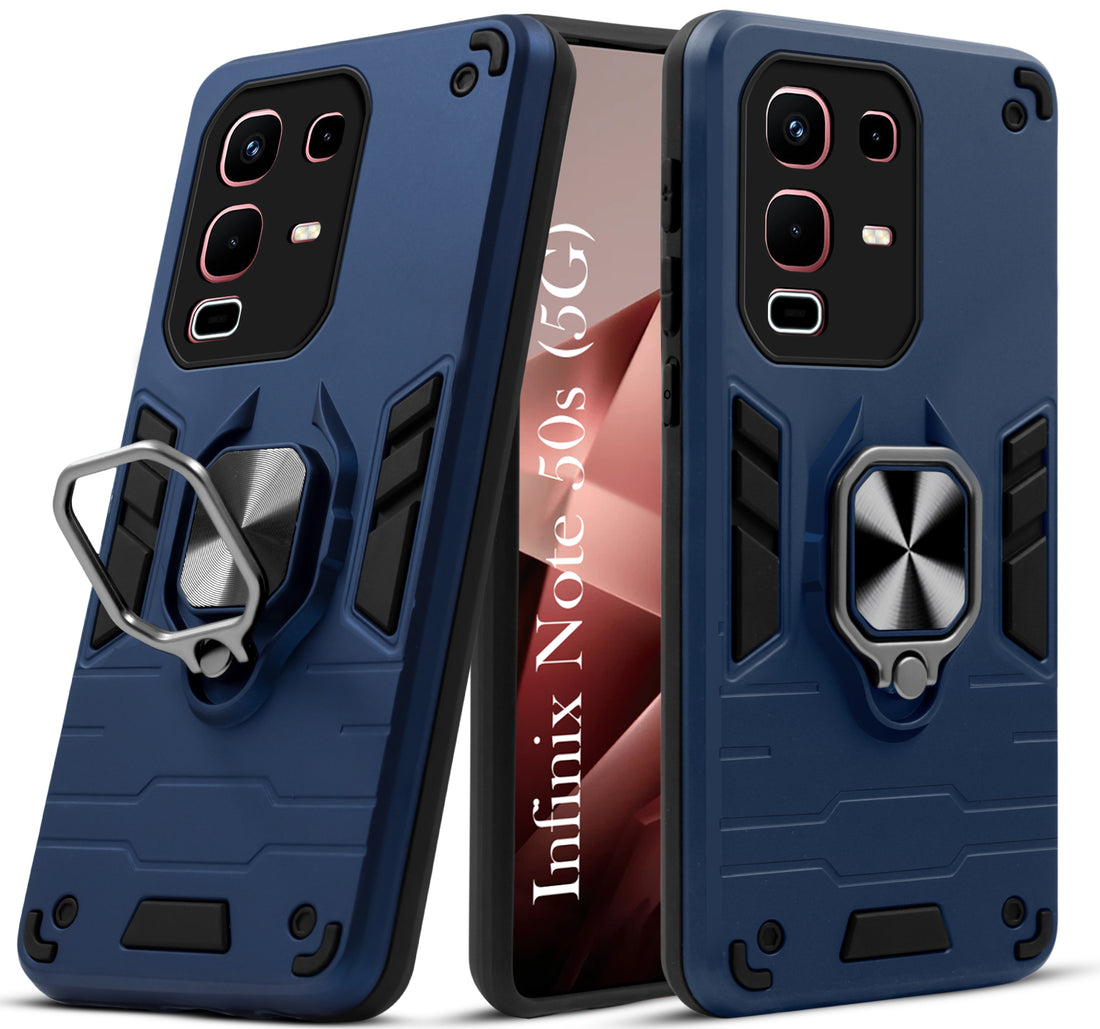 For Infinix Note 50s  Back Cover Case (Shockproof Polycarbonate Dual Layer Hybrid Armor)