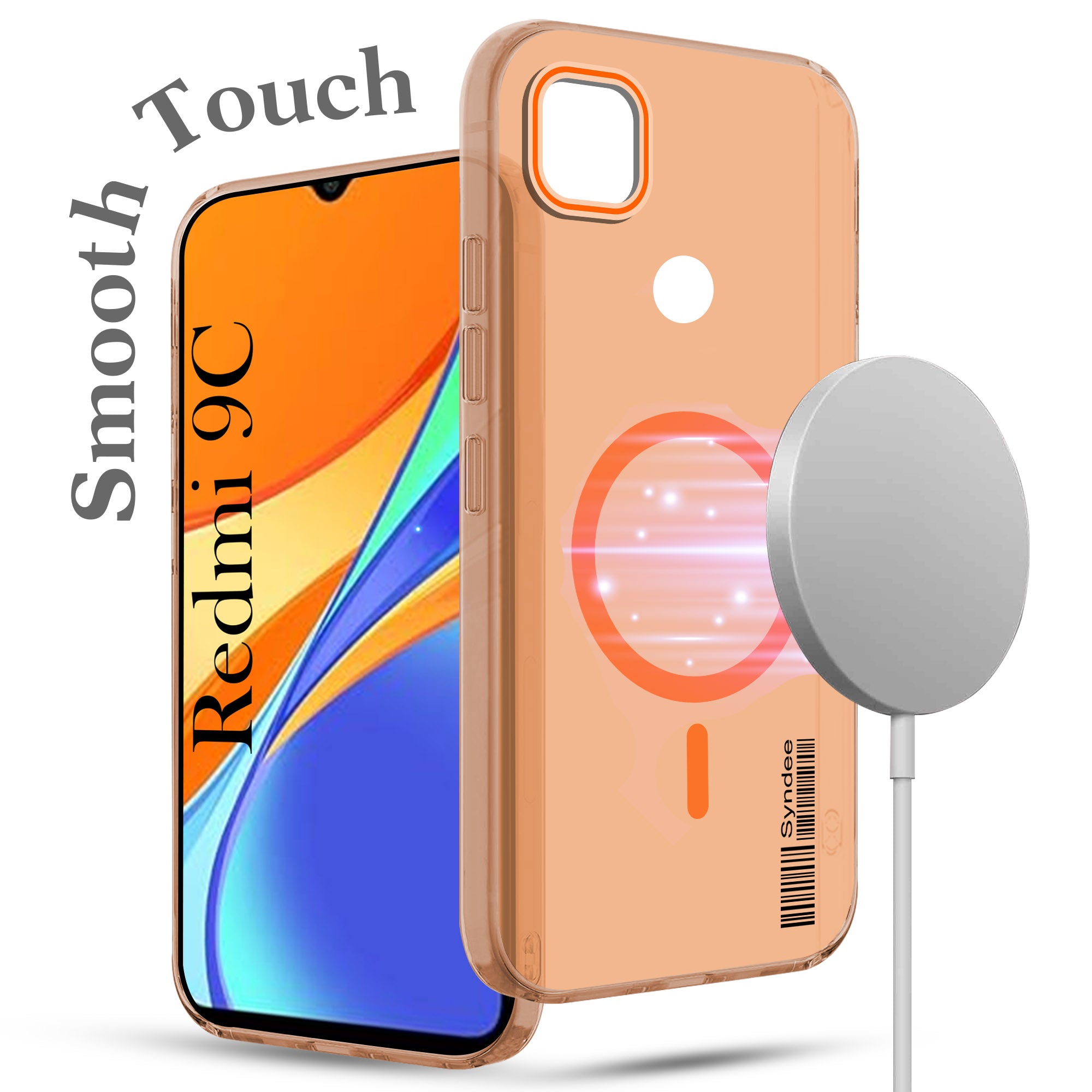 For Redmi 9C Back Cover Case (Soft Touch | Camera Bump Protection | MagSafe Compatible | Matte Finish)