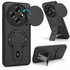 For Oppo F31 Pro Back Case Cover Metallic (Hybrid Armor Kickstand | Sliding Shutter Camera Protection | MagSafe Compatible)
