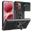 For Vivo V70 | Vivo V70 Elite 5G Back Cover Case Hybrid Armor (Sliding Shutter Camera Protection | Polycarbonate |Ring Holder Kickstand)