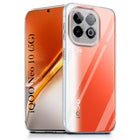 For Vivo iQOO Neo 10 Back Cover Case (Clear Shockproof Case with Camera Protection | Soft and Flexible | Transparent)