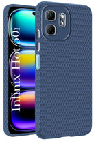 For Infinix Hot 50i Back Cover Case (Camera Protection | Side Grip Texture | Soft and Flexible)
