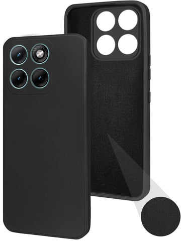 For Motorola Moto Edge 70 Fusion Back Cover Case (Matte Finish Silicone with Inside Fiber cloth)