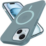 For Apple iPhone 15 Back Cover Case (Frosted Matte Feel | MagSafe Compatible Wireless Charging | Polycarbonate Material)