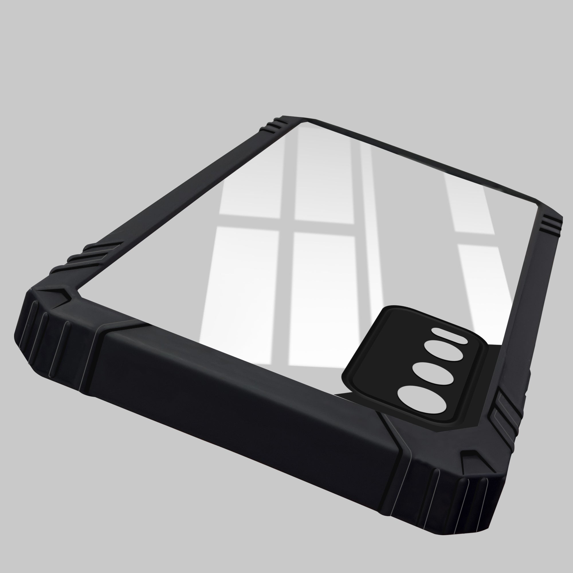 For Vivo Y20 | Y20i Back Cover Case (Ultimate Shockproof Bumpers | Anti Yellow | Rugged Armor | Hybrid PC | Black )