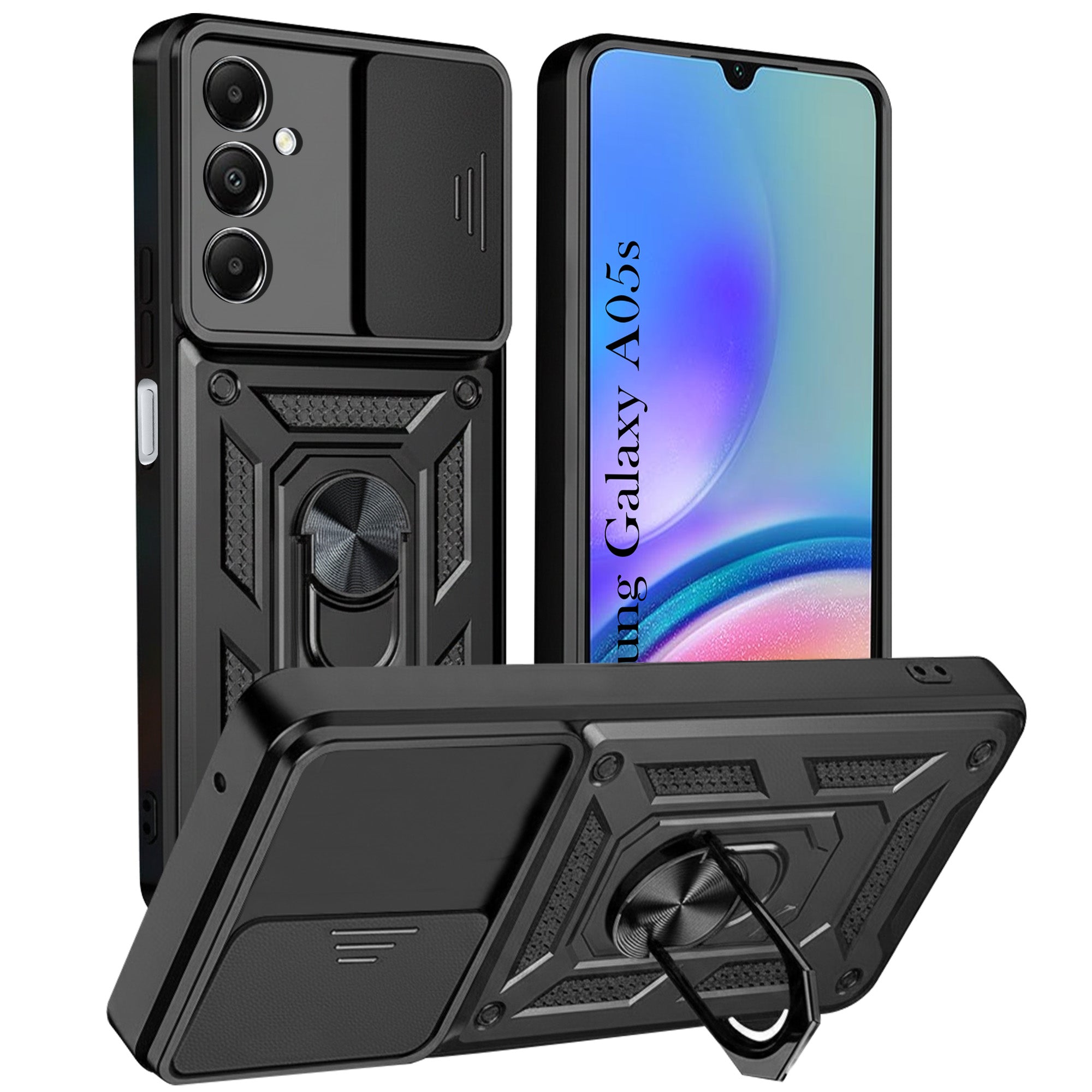 For Samsung Galaxy A05s Back Cover Case (Hybrid Dual Armor Polycarbonate)