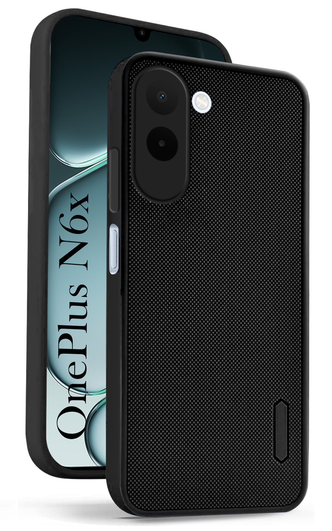 For OnePlus N6X Back Cover Case Rubberised (Textured Grip Design| Micro-Fiber Cloth Inside | Slim and Light Weight | Soft Touch and Feel)