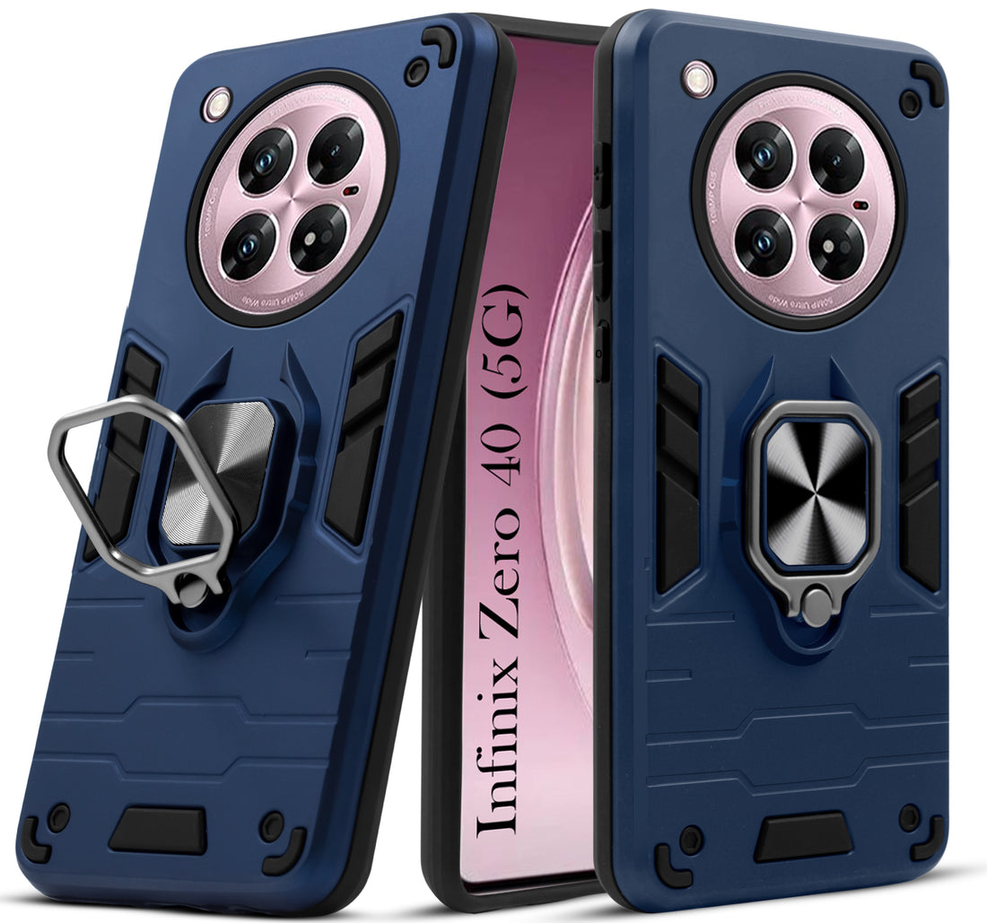 For Infinix Zero 40 5G  Back Cover Case (Shockproof Polycarbonate Dual Layer Hybrid Armor)