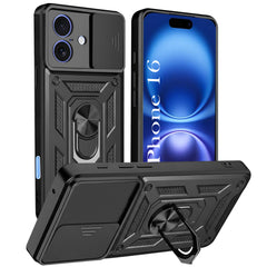 For Apple iPhone 16 Back Cover Case (Hybrid Dual Armor Polycarbonate)