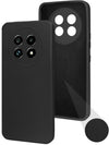 For Realme 14 Pro Lite Back Cover Case (Matte Finish Silicone with Inside Fiber cloth)