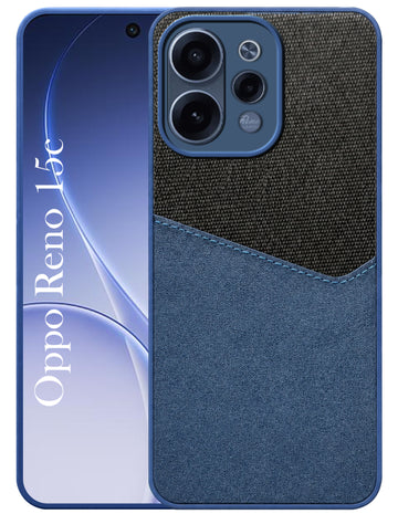 For Oppo Reno 15c Back Cover Case (Dual PU Leather Stitch | Professional Minimalist | Soft and Flexible)