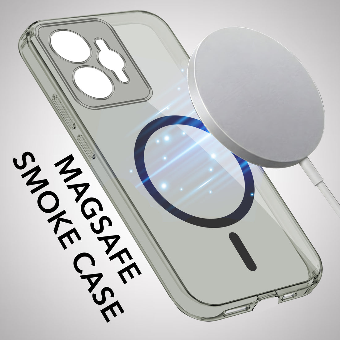 For Realme 15 Pro Back Cover Case Lifetime Anti-Yellow MagSafe Compatible Clear (Sleek Hard Crystal | Shockproof and Camera Protection)