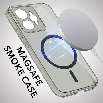 For Realme 15 Pro Back Cover Case Lifetime Anti-Yellow MagSafe Compatible Clear (Sleek Hard Crystal | Shockproof and Camera Protection)