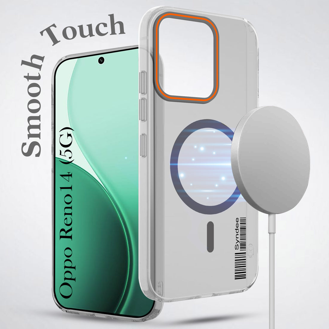 For Oppo Reno14 5G | Oppo Reno 14 5G Back Cover Case (Soft Touch | Camera Bump Protection | MagSafe Compatible | Matte Finish)