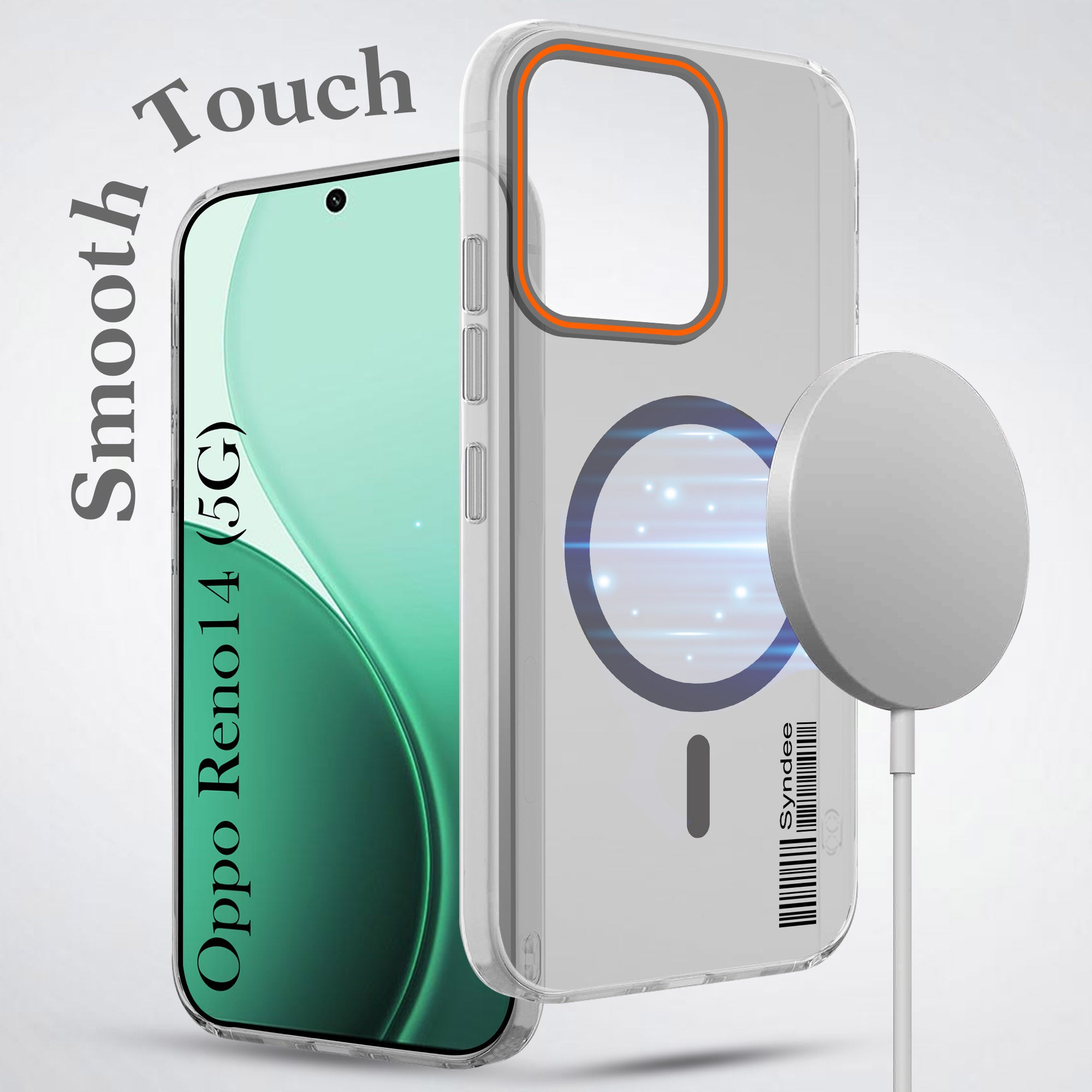 For Oppo Reno14 5G | Oppo Reno 14 5G Back Cover Case (Soft Touch | Camera Bump Protection | MagSafe Compatible | Matte Finish)