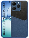 For Realme 15T | Realme Narzo 90 Back Cover Case (Dual PU Leather Stitch | Professional Minimalist | Soft and Flexible)