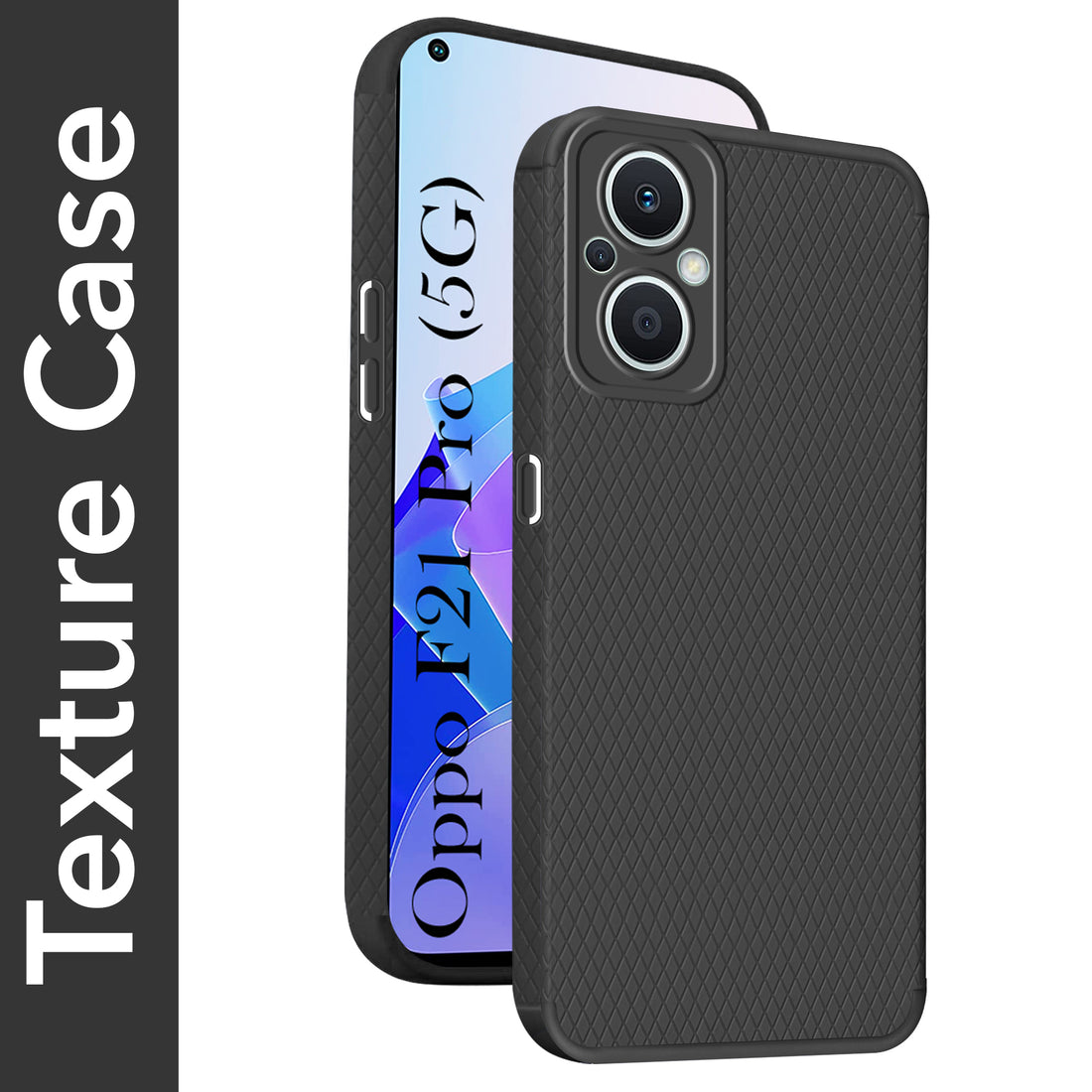 For Oppo F21 Pro 5G Back Cover Case (Liquid Silicone | Side Grip | Camera Protection)