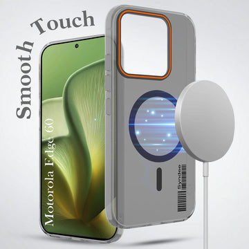 For Motorola Moto Edge 60 Back Cover Case (Soft Touch | Camera Bump Protection | MagSafe Compatible | Matte Finish)