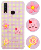 For Vivo Y12 | Y15 | Y17 Back Cover Case (3D Cute Cartoons | Hard Back Side Soft | Matte Premium Finish | HD Printing)