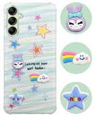 For Samsung Galaxy A14 4G | 5G Back Cover Case (3D Cute Cartoons | Hard Back Side Soft | Matte Premium Finish | HD Printing)