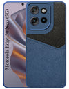 For Motorola Moto Edge 50 Neo Back Cover Case (Dual PU Leather Stitch | Professional Minimalist | Soft and Flexible)