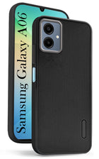 For Samsung Galaxy A06 Back Cover Case ( Textured Grip Design | Camera Protetion | Slim and Light Weight | Soft Touch and Feel | Black )