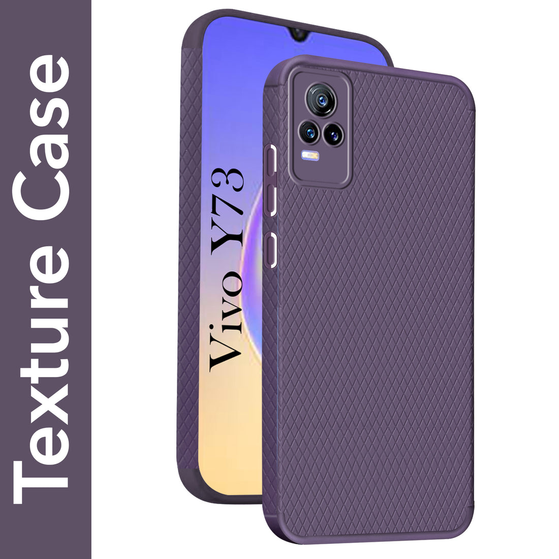 For Vivo Y73 Back Cover Case (Liquid Silicone | Side Grip | Camera Protection)