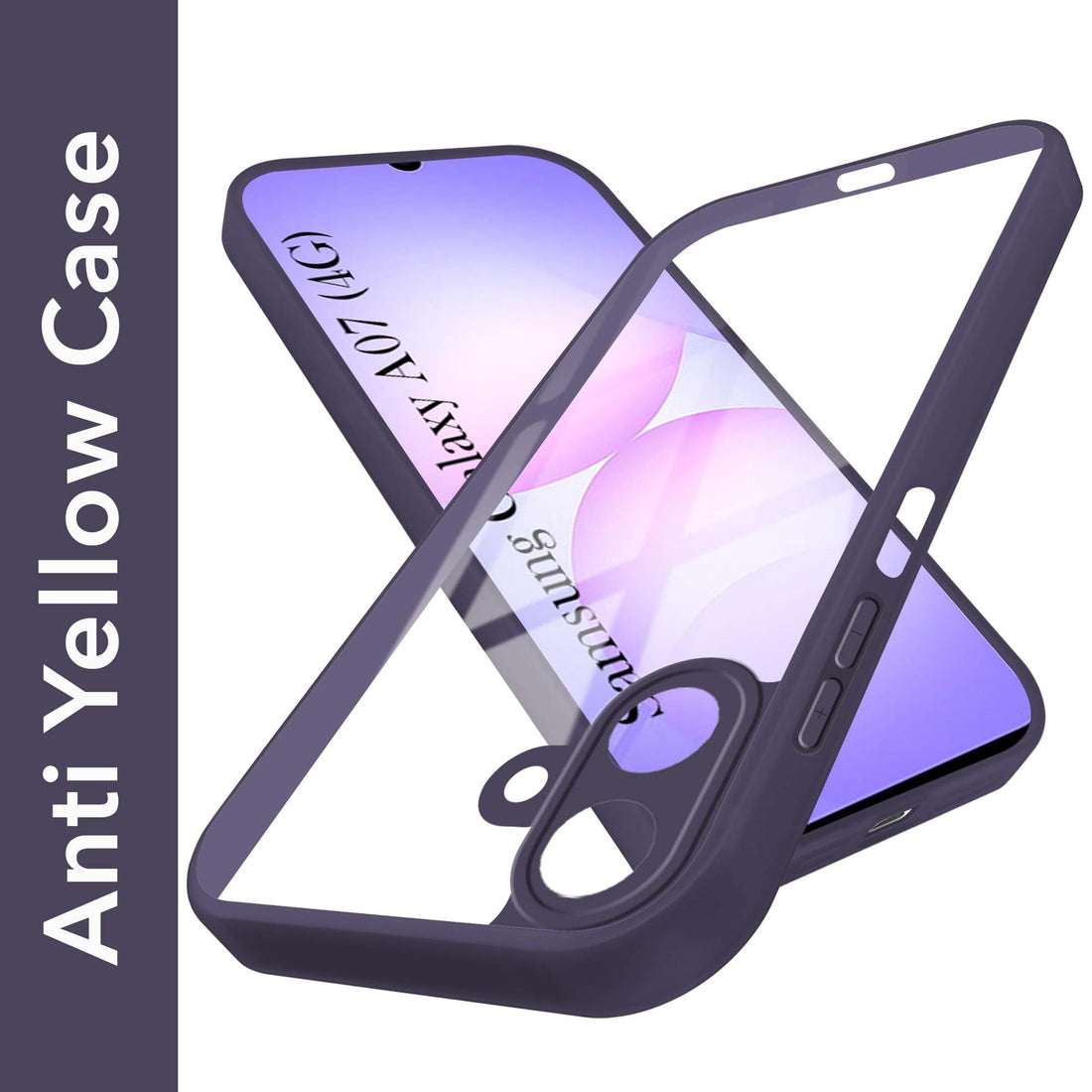 For Samsung Galaxy A07 4G Back Cover Case Ultra-Hybrid (Lifetime Anti Yellow | Anti Scratch | Crystal Clear Shockproof)
