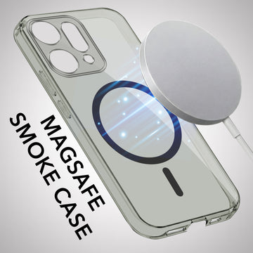 For Oppo Reno14 Pro 5G | Oppo Reno 14 Pro 5G Back Cover Case Lifetime Anti-Yellow MagSafe Compatible Clear (Sleek Hard Crystal | Shockproof and Camera Protection)