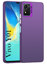 For Vivo Y01 Hard Back Cover Case (Velvet Touch | Professional Glossy Finish | Camera Protection Bump)